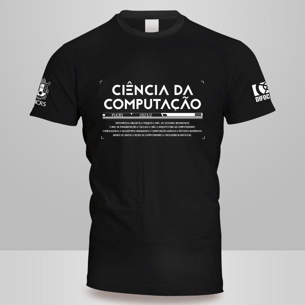 Camiseta Criativa Ciência da Computação FADERGS