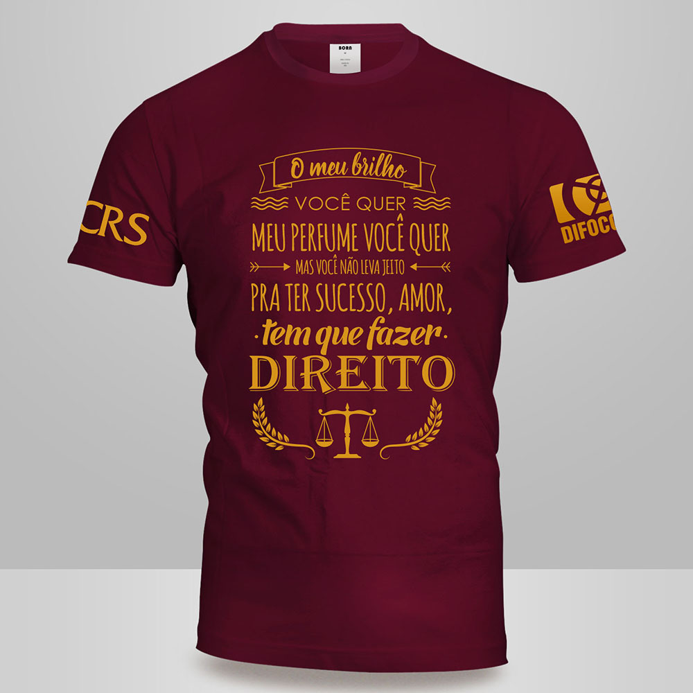 Camiseta Criativa Direito FADERGS