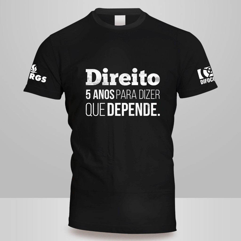 Camiseta Criativa Direito FADERGS