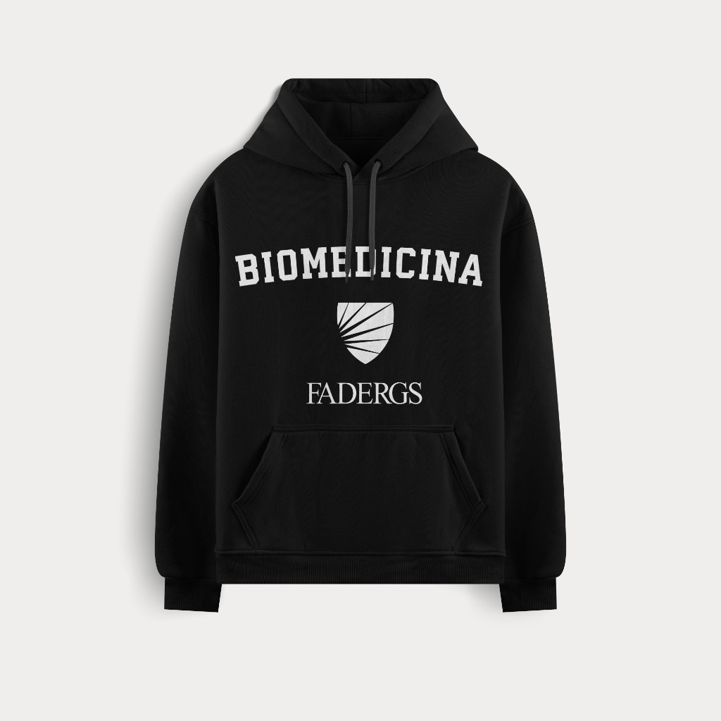 Moletom preto Biomedicina FADERGS