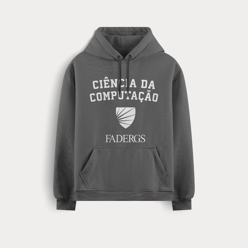 Moletom cinza Ciência da Computação FADERGS