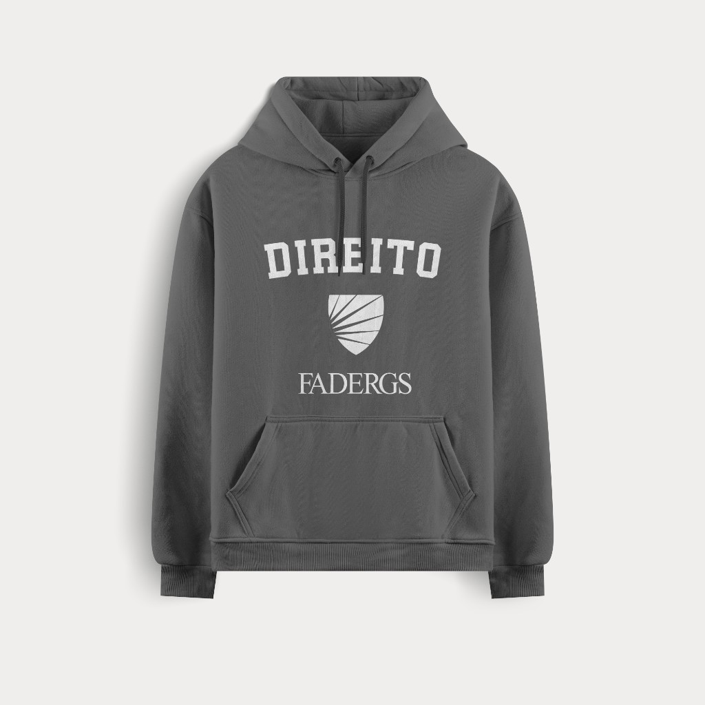 Moletom cinza Direito FADERGS